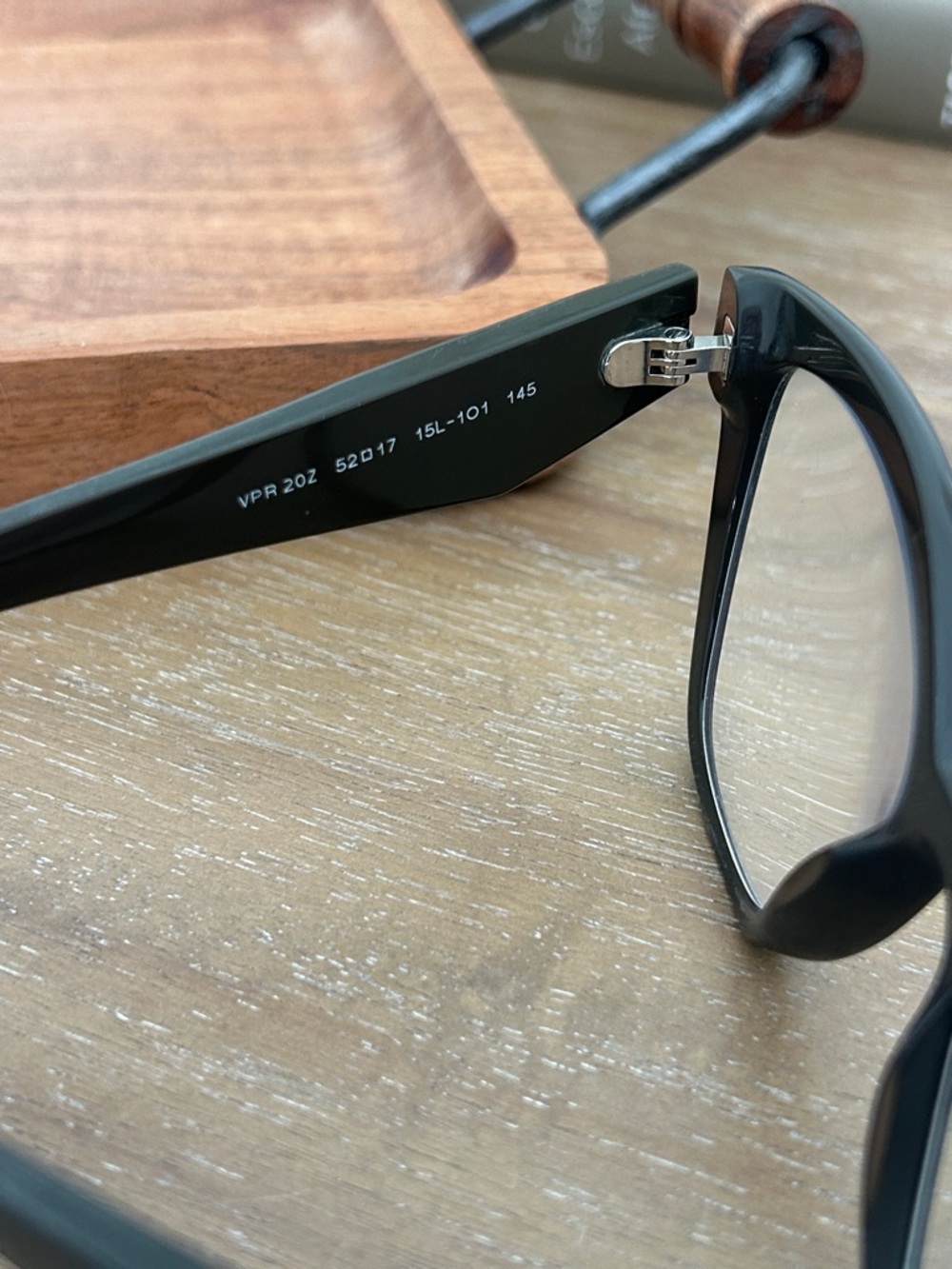 Prada Black Cat-Eye Acetate Glasses - Picture 6 of 9